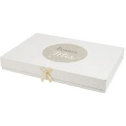 Boîte à cadeau Noël dorée-Gifi Discount