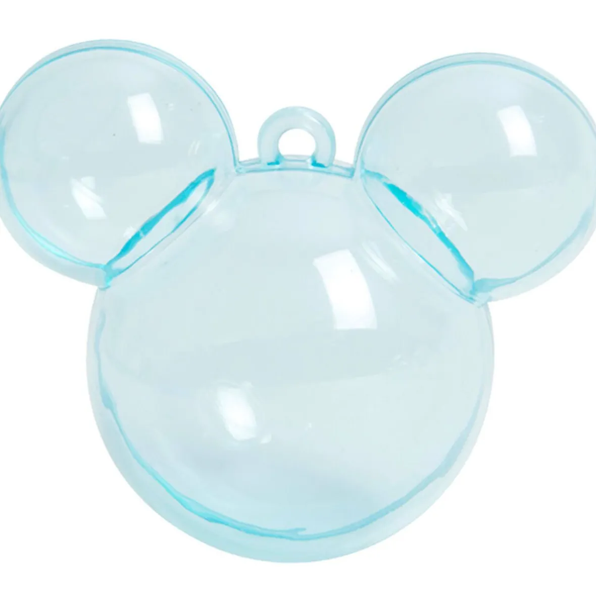 Boîte à dragées bleue transparent x3-Gifi Discount