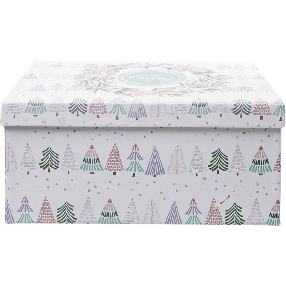 Boîte cadeau Noël Merry Christmas L.38,5 x l.17,5 x H.28 cm-Gifi Discount