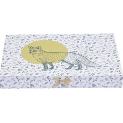 Boîte cadeau Noël motif nature et renard-Gifi Outlet