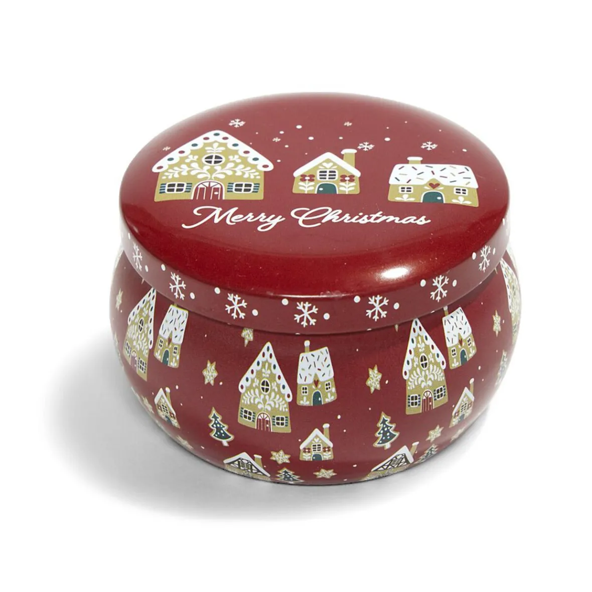 Boîte de Noël en fer Merry Christmas - 4 coloris-Gifi Best