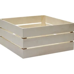 Boîte en bois petit modèle marron-Gifi Clearance