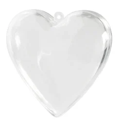 Boîte forme coeur transparent x3-Gifi Clearance