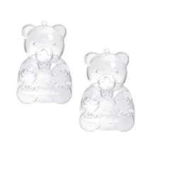Boîte forme ourson transparent x2-Gifi