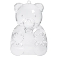 Boîte forme ourson transparent x2-Gifi