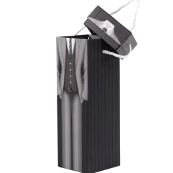 Boîte porte bouteille design costume-Gifi New