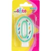 Bougie anniversaire chiffre "0".-Gifi Hot