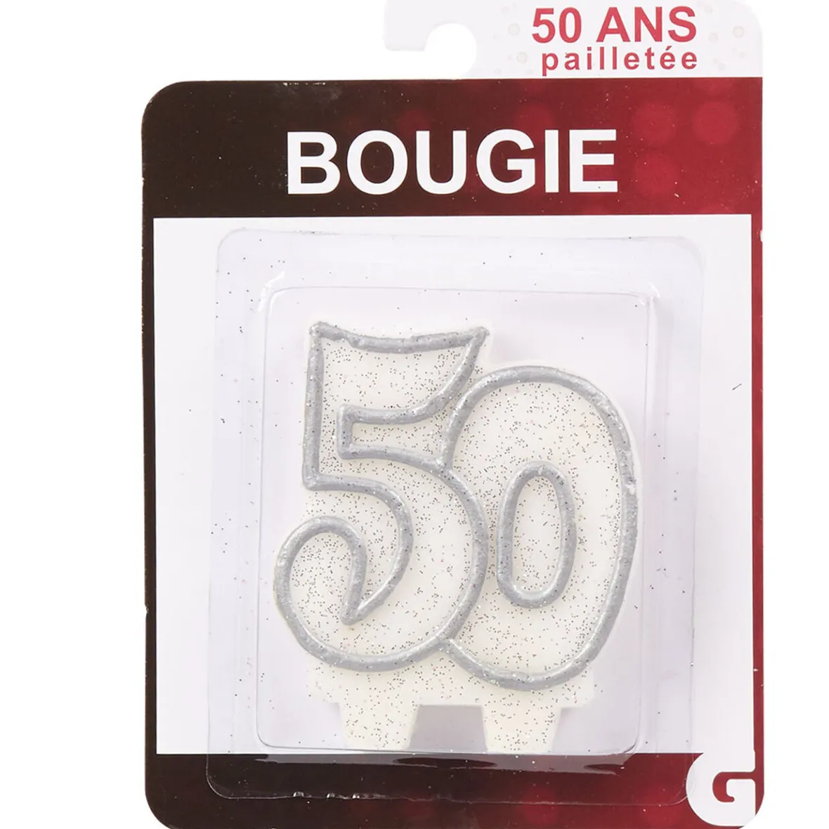 Bougie anniversaire chiffre 50-Gifi Outlet