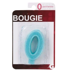 Bougie anniversaire chiffre 0-Gifi Clearance