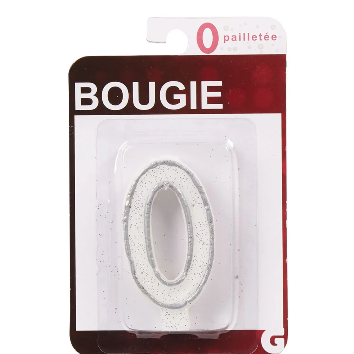 Bougie anniversaire chiffre 0-Gifi Clearance