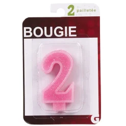 Bougie anniversaire chiffre 2-Gifi Sale