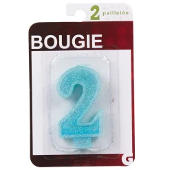 Bougie anniversaire chiffre 2-Gifi Sale