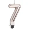 Bougie anniversaire chiffre 7 rose gold-Gifi Outlet
