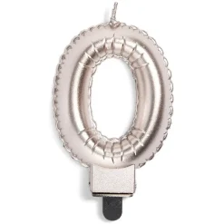 Bougie anniversaire chiffre 0 rose gold-Gifi Discount