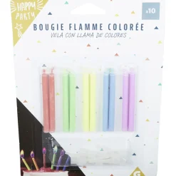Bougie anniversaire flamme colorée-Gifi Best