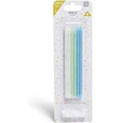 Bougie anniversaire longue bleue x12-Gifi Clearance