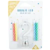 Bougie anniversaire lumineuse à led chiffre 2-Gifi Online
