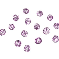 Boule déco violette x15-Gifi Outlet