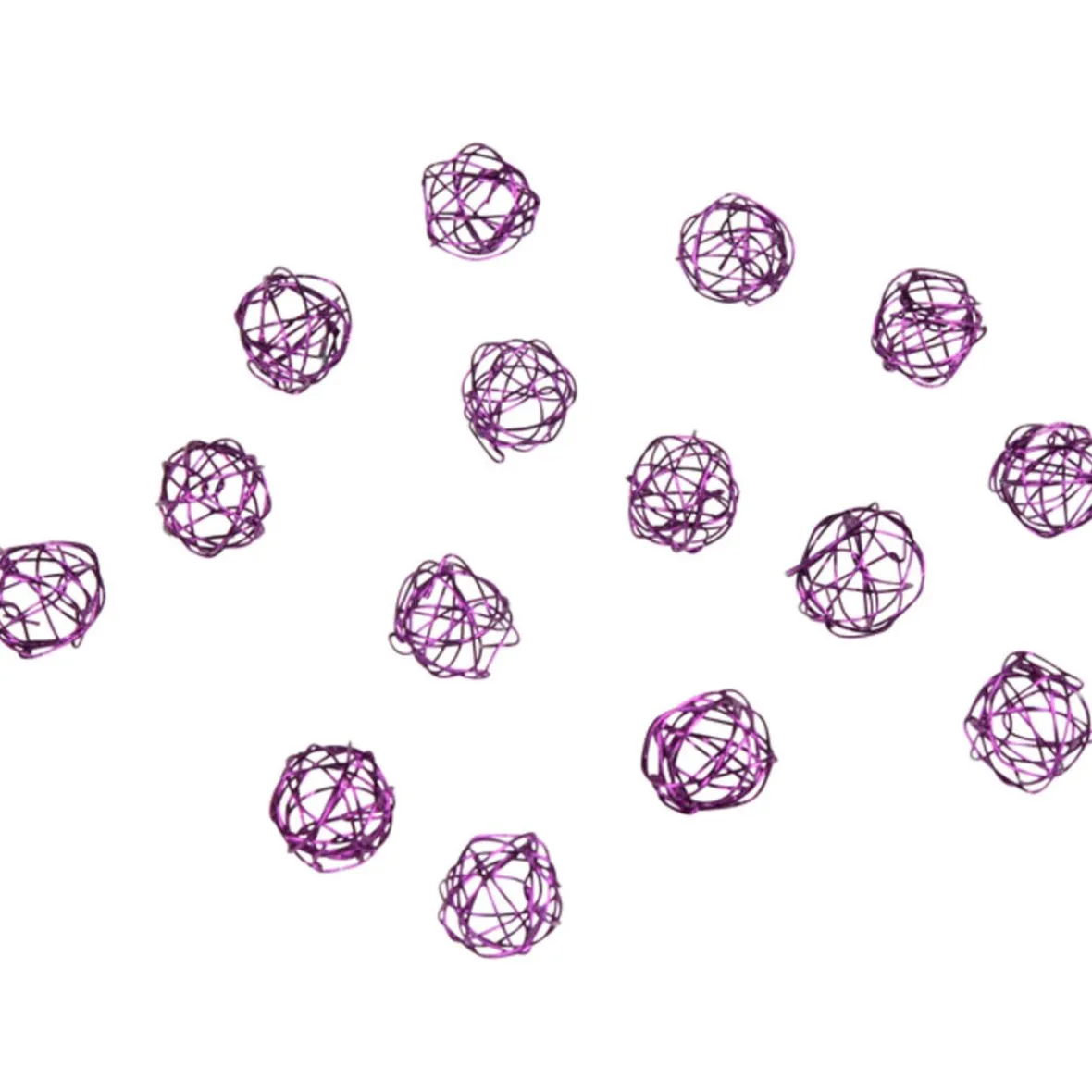 Boule déco violette x15-Gifi Outlet