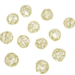 Boule décorative dorée X 12-Gifi Clearance