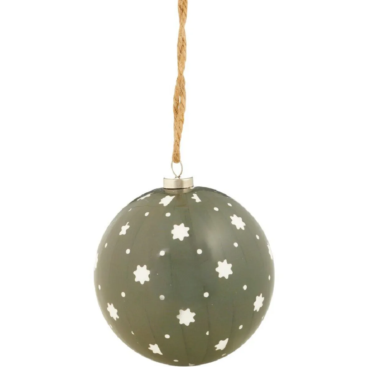 Boule de Noël à fleurs-Gifi Discount