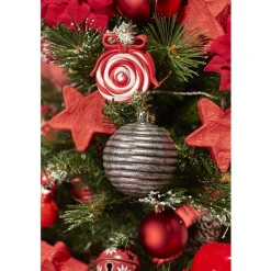 Boule de Noël à suspendre effet métal brossé-Gifi Best