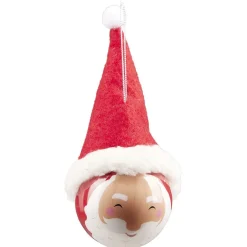 Boule de Noël avec bonnet Ø7,5xH15cm-Gifi Hot