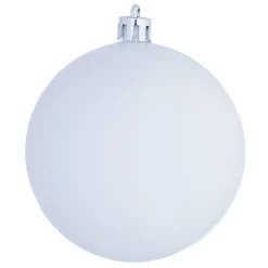 Boule de Noël blanc rose mat brillant x8-Gifi Outlet
