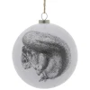 Boule de Noël blanche motif gravure esprit scandinave nature - 4 modèles-Gifi Hot