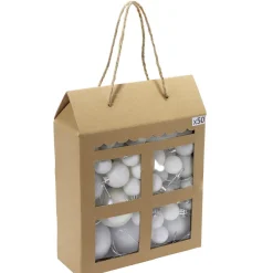Boule de Noël blanche taille et finition différentes x50-Gifi Discount
