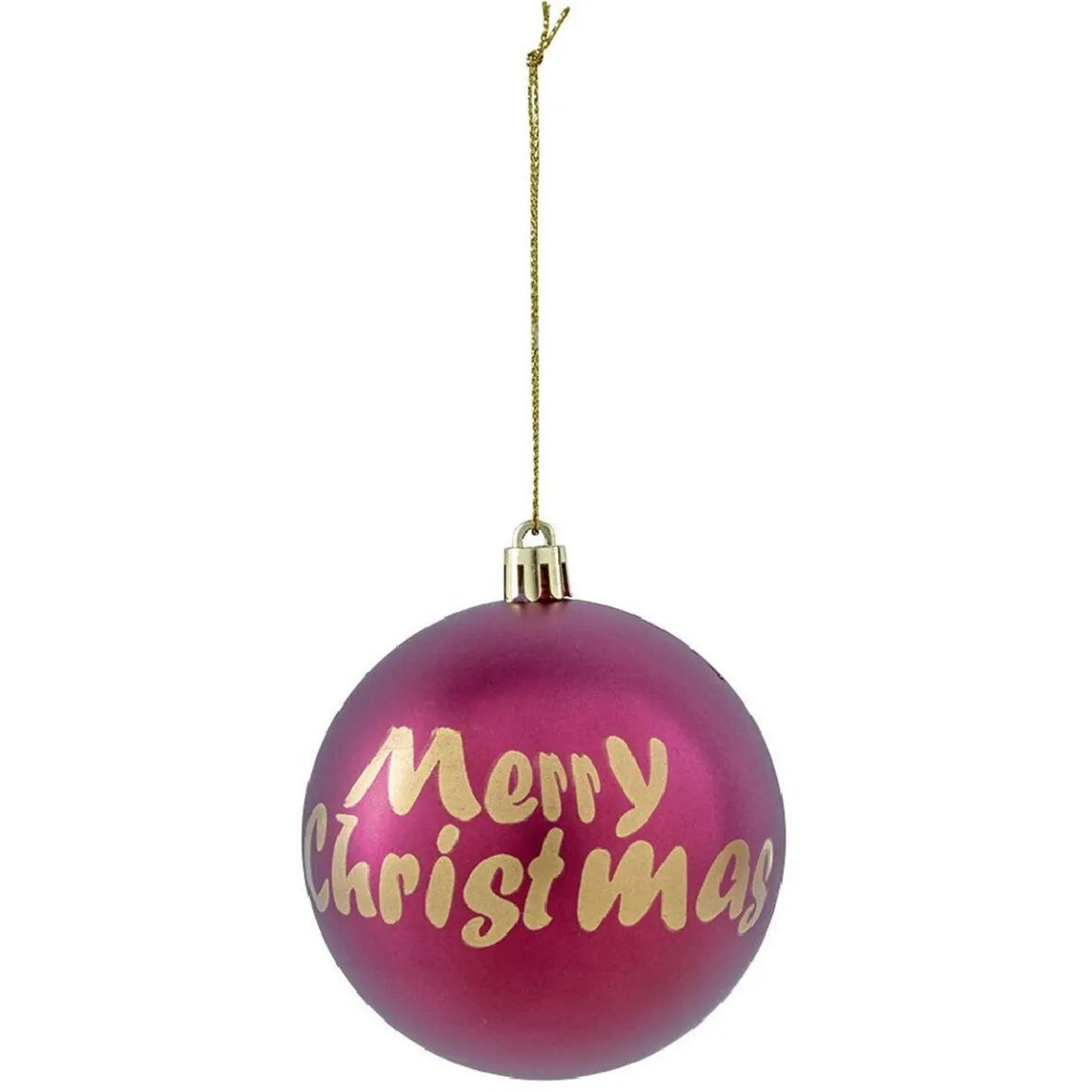 Boule de Noël colorée avec inscription Merry Christmas-Gifi Outlet