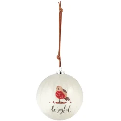Boule de Noël design champêtre-Gifi Online