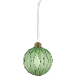 Boule de Noël design en verre-Gifi New