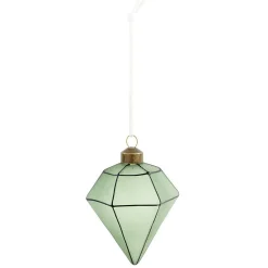 Boule de Noël design en verre-Gifi New