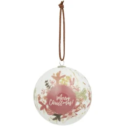 Boule de Noël design exclusif champêtre Ø8 cm-Gifi