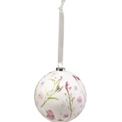 Boule de Noël design floral Ø8cm-Gifi Outlet