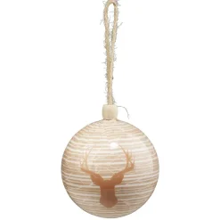 Boule de Noël design forêt Ø8cm-Gifi Online