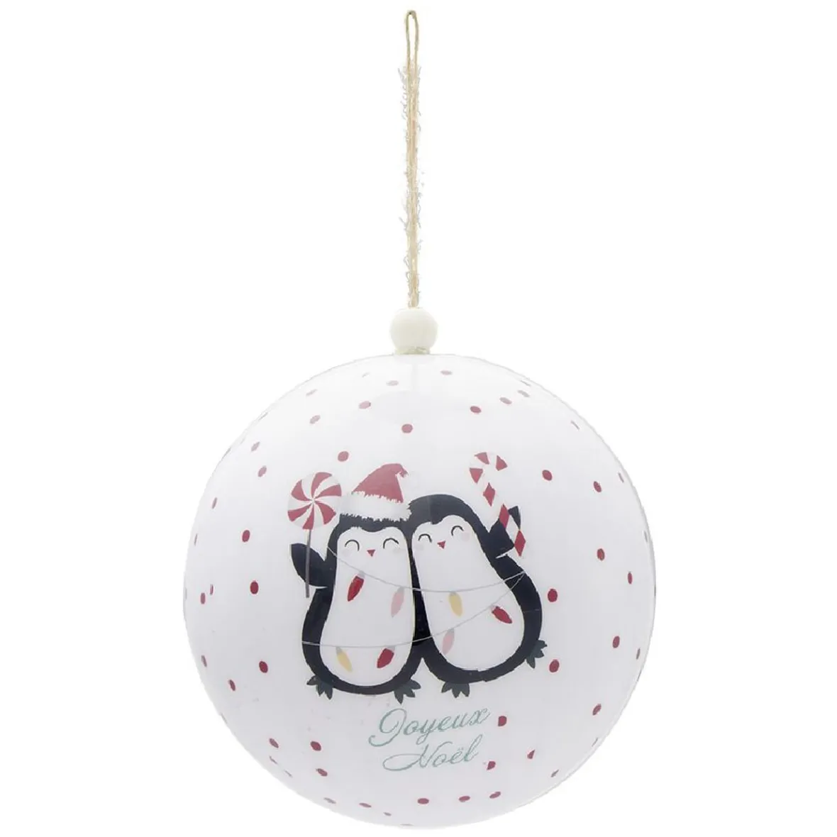 Boule de Noël design tradition Ø12 cm-Gifi Clearance