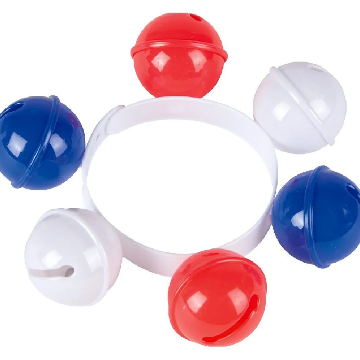 Bracelet grelots tricolores supporter France-Gifi Outlet