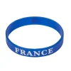 Bracelet silicone supporter France motif drapeau tricolore-Gifi New