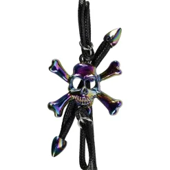 Bracelet tête de mort métal iridescent-Gifi Clearance