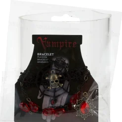 Bracelet vampire noir rouge-Gifi Clearance