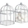 Cage à dragées argentée x2-Gifi