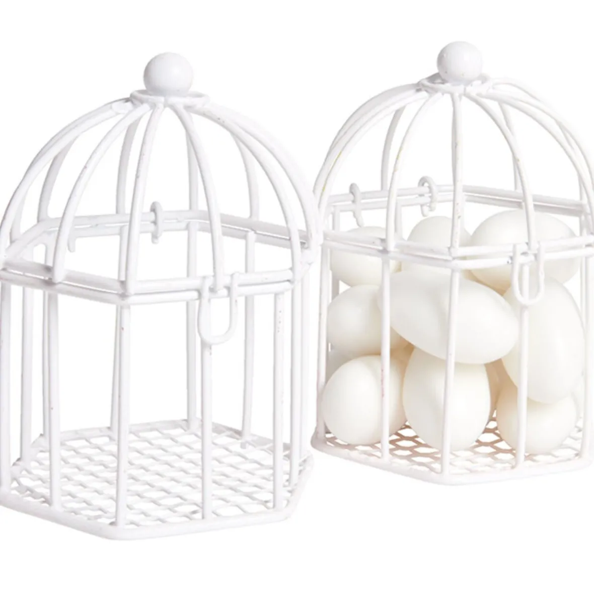 Cage à dragées blanche x2-Gifi Best