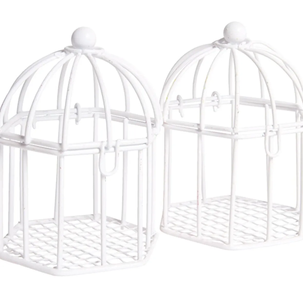 Cage à dragées blanche x2-Gifi Best