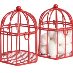 Cage à dragées rouge x2-Gifi Best