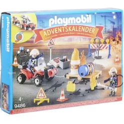 Calendrier de l'Avent pompier Playmobil-Gifi