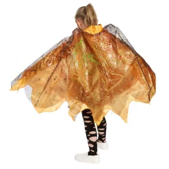 Cape enfant lumineuse orange doré Halloween-Gifi Outlet