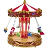 Carrousel de fête foraine animé lumineux et musical Village de Noël-Gifi Discount