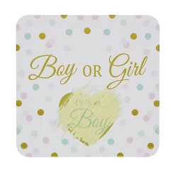 Carte à gratter révélation fille ou garçon x6 - 2 modèles-Gifi Discount